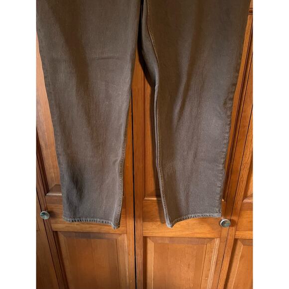 Abercrombie & Fitch Women's The '90s Straight Ultra High Rise Jeans Brown 34/18S - Picture 4 of 9